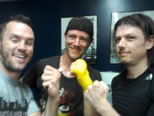 PDXBoxing's tweet image. Had Interpol at the gym today...good guys. Thanks Paul n Brandon!!!