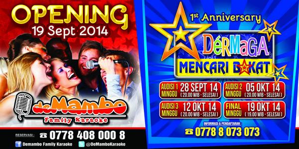 Dermaga mencari bakat hadir kembali, kali ini untuk menyambut 1st Anniversary Surga kuliner tercinta ini...iihhiiyyy