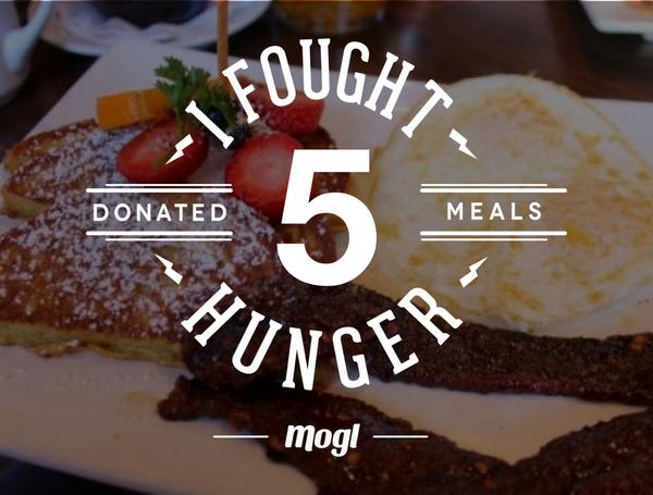 JohnnySbarro's tweet image. I donated 5 meals just by eating at Sweet Maple. Join me. mogl.com #fighthungerwithhunger