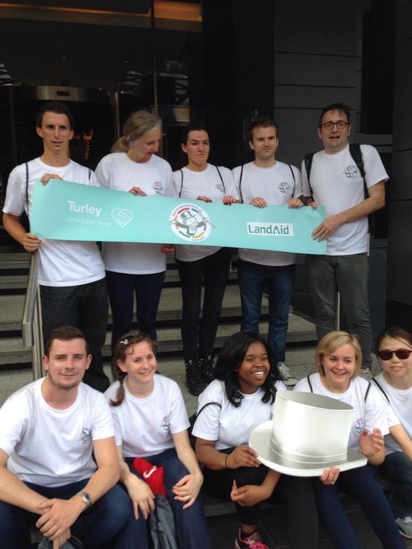 turleycharity's tweet photo. First team home. Well done the Hatters. #CoCon9 @LandAid http://t.co/qxAyTqMqSm