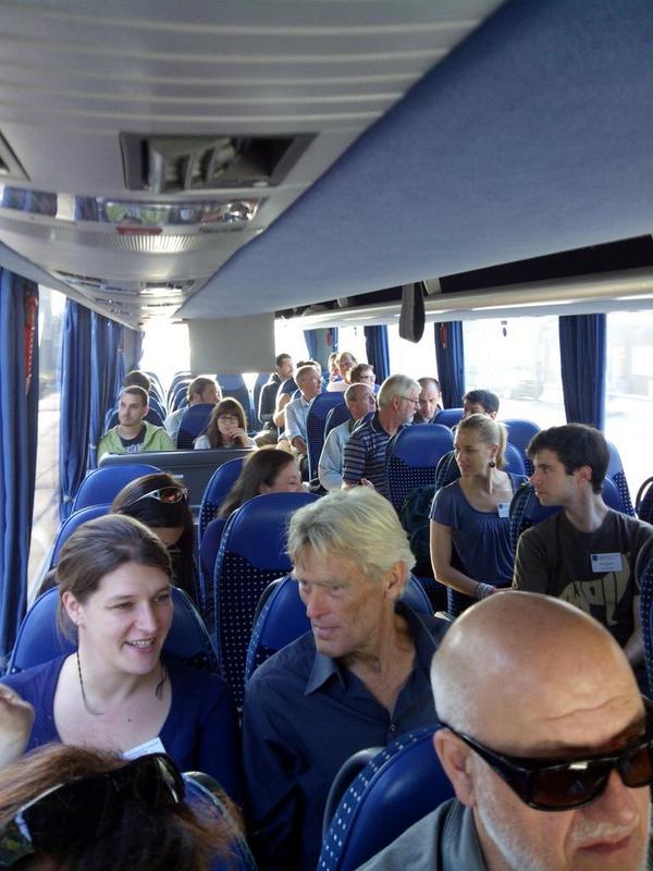 Eurosite's tweet photo. We're setting off for our day of field trips. First stop is Kennemerduinen for a bison excursion. #ESwild2014 http://t.co/cdYbdtmHtl