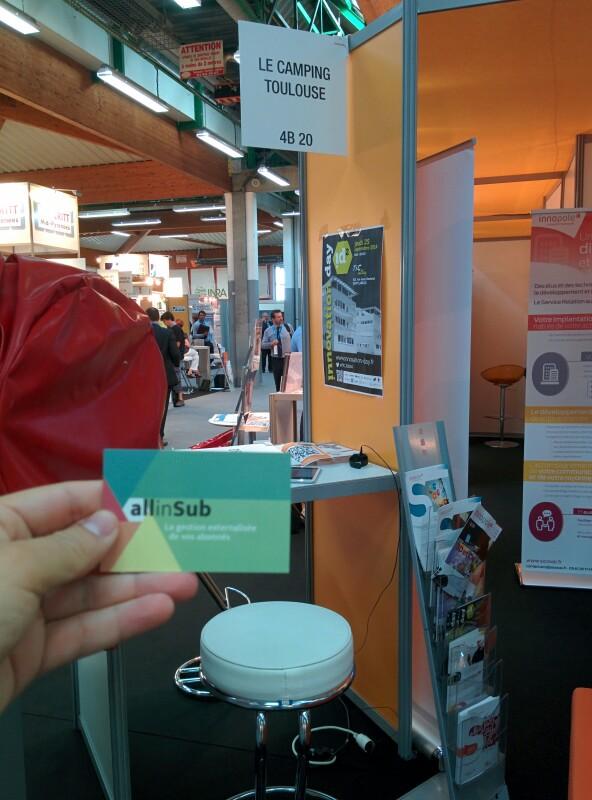AllInSub's tweet photo. Nous sommes présents sur le salon #ICSshow sur le stand @lecampingTlse venez nous rencontrer. http://t.co/buZLF0DiXJ