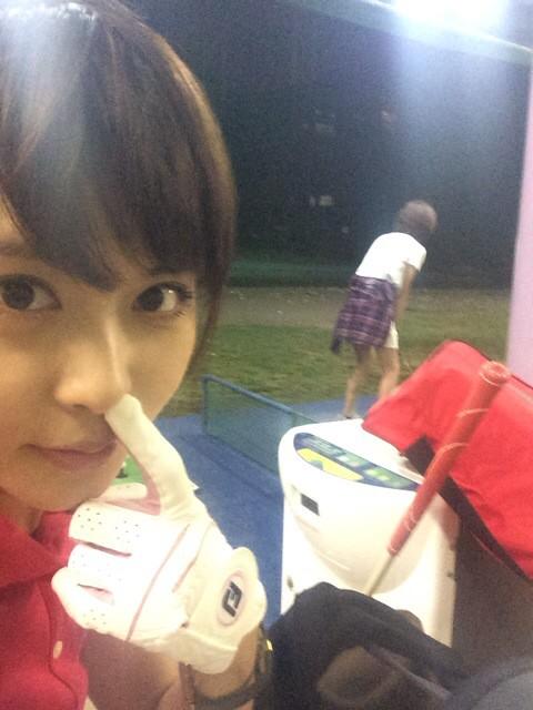 三原勇希 本田桃子さんとゴルフのれんしゅうにきています Http T Co Fayglunklu