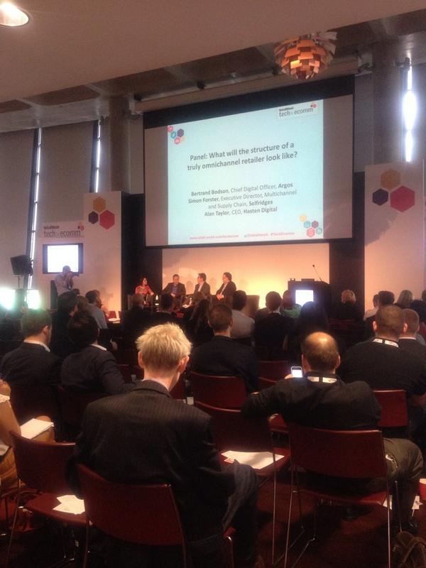 annie_phang's tweet photo. @bbod @Selfridges Simon Forster and Alan Taylor discuss the future org structure - we're not born digital #techecomm http://t.co/w1ZwcHX5rd