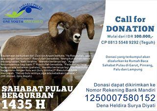 IDsahabatpulau's tweet photo. Ayo..berkurban bersama Sahabat Pulau @IndonesianYouth @IndoMengglobal @kakpn2012 @IELSP @pcmijakarta http://t.co/GjLmNRAfD5