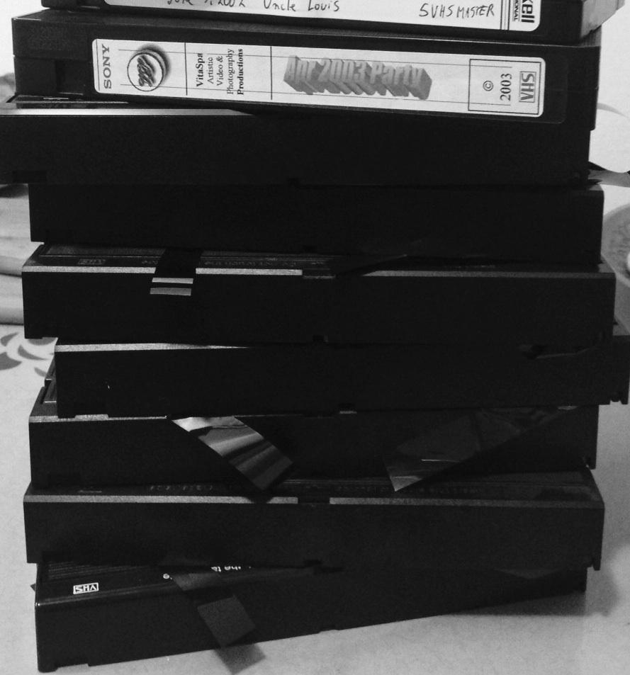 One of the fun things I get to do:  saving someone’s memories from VHS.