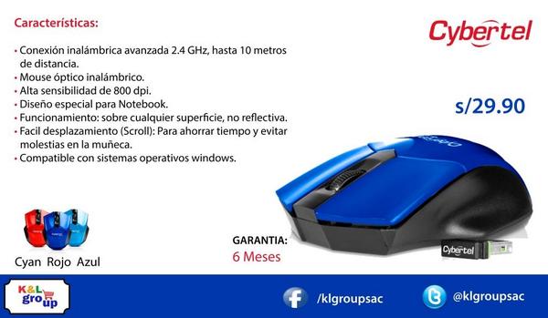 klgroupsac's tweet image. Llévate a casa Mouse óptico inalámbrico a sólo: s/29.90!! Sólo en K&amp;amp;L Group SAC