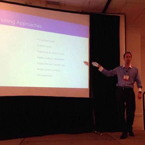 SLJoelBarnett's tweet photo. How to grow your business from BBW's @BBWCraigR. Another great session at #SCTCfall http://t.co/wKTZW2GS7m