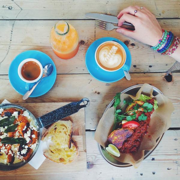 ElsMorgan's tweet photo. Colourful mornings with @emmakateco thanks to new Aussie favourite @m1lkcoffee #londoncoffee #brunch #aussie #coffice http://t.co/Gnf0vwmKcz