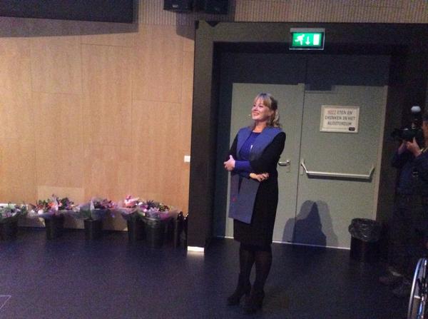 Geboeid genieten van de installatierede van #HR lector Annet de Lange. Een goede werkfit, daar word je blij van.