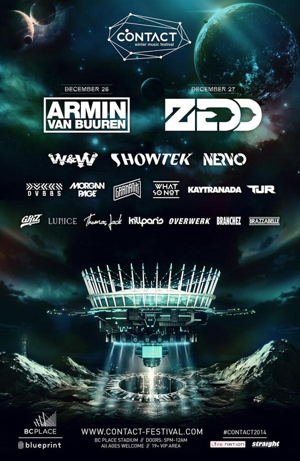 VanCityEDM's tweet image. Tickets for #Contact2014 go on sale tomorrow! Vancouver, are you ready? ow.ly/C2JL8
