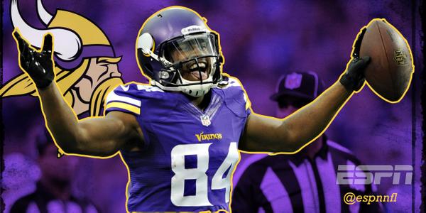 ESPNNFL's tweet photo. RT if you have the @Vikings defeating the Packers at Lambeau Field tonight! http://t.co/yGTqk2tj3u