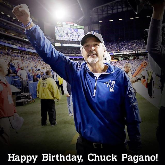 Happy Birthday, Chuck Pagano! by nfl 