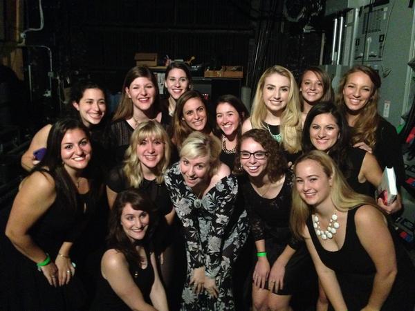 Backstage with <a href="/lenadunham/">Lena Dunham</a>! #NotThatKindOfTour