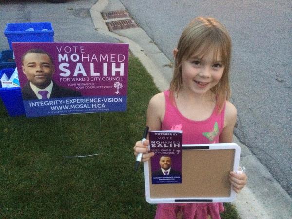 MohamedMOSalih's tweet photo. Awesome evening canvassing with one of our youngest canvassers, thanks for all the help! #ldnont #ldnvotes #mo4w3 http://t.co/KOj8Feehlh