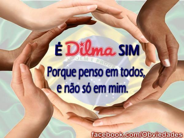 #GovernoNovoIdeiasNovas com #Dilma presidenta.