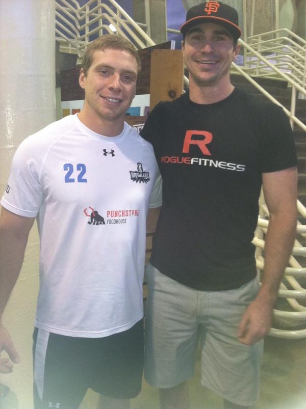 CFPlattsburgh's tweet photo. Our very own @LoughanSean w/ @MarcusHendren @TheGridLeague semifinals. http://t.co/H415Fjv6z9