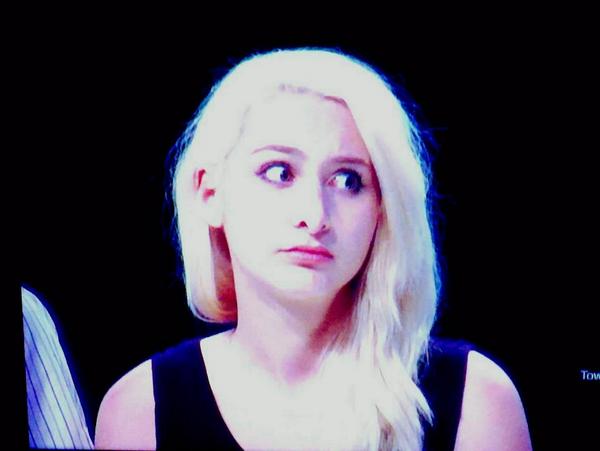 <a href="/sashaglasser/">Sasha Glasser</a> yea this reaction is the winner winner chicken dinner! Most lovable contestant ever! #FaceOff