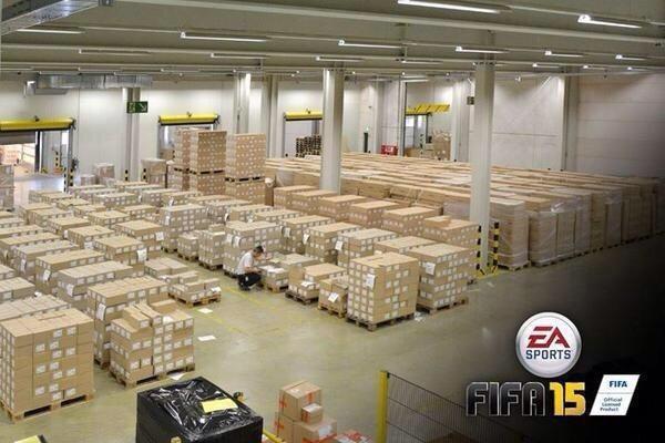 FIFA15_LAT's tweet photo. La semana pasada, el 80% de los videojuegos vendidos en UK fueron FIFA 15. http://t.co/T0f6ETDvon