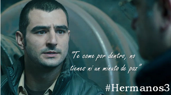 losnuestrost5's tweet photo. #Hermanos3 'No puedes disfrutar de nada bueno porque estás convencido de que no te lo mereces' http://t.co/8yEXNHf0KH http://t.co/dxNoQc6D8R
