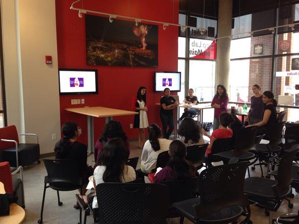 UCAppLab's tweet photo. @ACMWatUC #womenincomputing http://t.co/1qRy7WFRdk