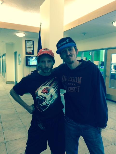 BatEaredBedney's tweet photo. "College Bro Day" at SMA. A few pics with Lisa Thompson #LifeOfEducators http://t.co/IkMNo8IjoK