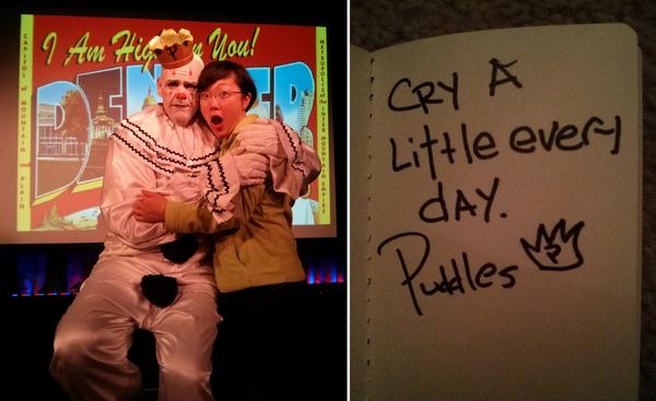 paperskater's tweet photo. Had a fabulous time last night, I really needed it! Thanks @PuddlesPityP, you're simply wonderful! <3 http://t.co/uf1rQciOOt