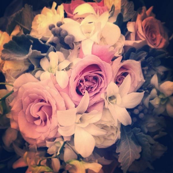 Blush pink. The color of smitten cheeks, an October sunset, + sweet grandmother's appliances. #wedding #blush