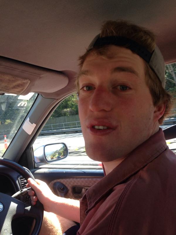isaacp19's tweet photo. Off to the Catlins but old jacky can't keep his eyes on the road! He's had a few I'd say!!!! #nzpolice #notourfuture http://t.co/HfjazlpTfq