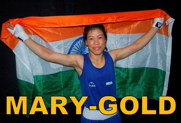 Sportskeeda's tweet photo. Congratulations to MC Mary Kom for winning the Gold Medal in a closely contested bout at the #AsianGames2014 http://t.co/nunNdqkBZl
