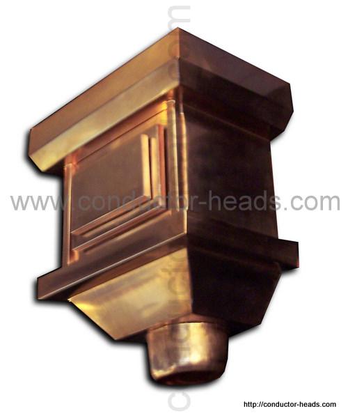 conductor-heads.com/product/raised… Raised Panel Residential Copper  #conductorheads