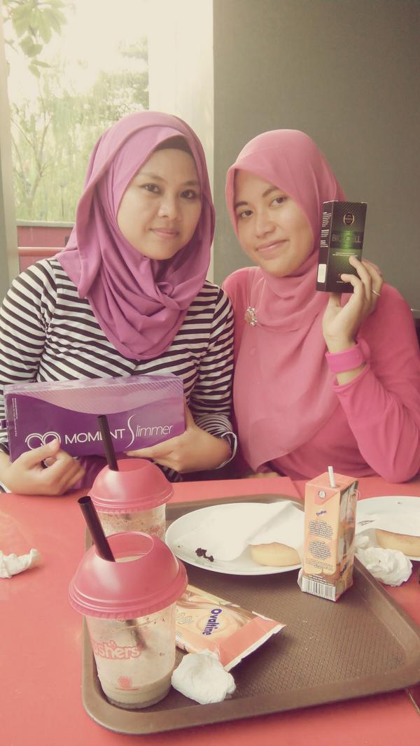 She_ima's tweet image. Ini aq sama uplineku lho.. ;) sama2 punya Baby di bawah 1 tahun...tapi masih bisa punya penghasilan sendiri.. ;)