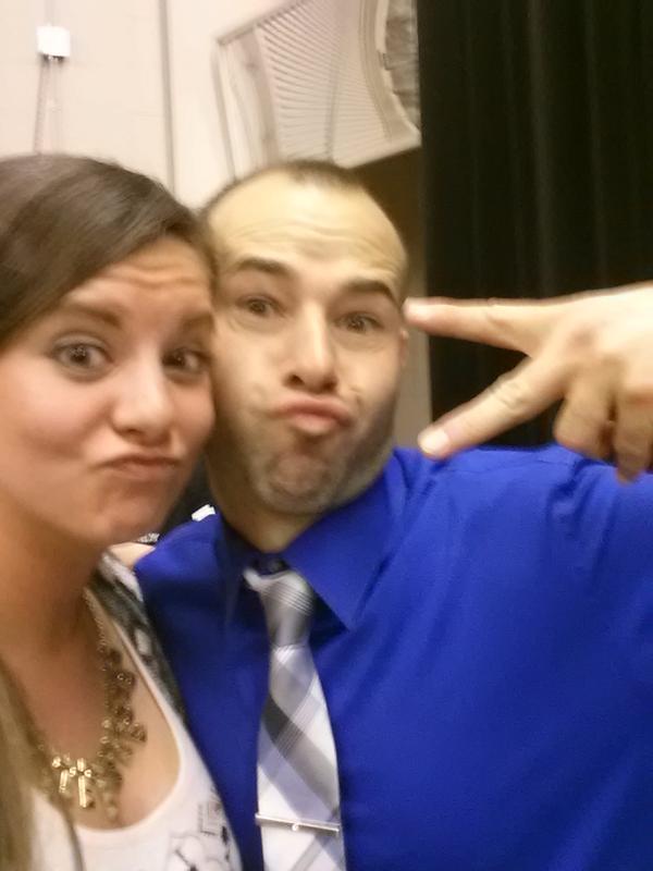 eringater's tweet photo. My new duck face bff...@jamessmurray :) http://t.co/PpmgFmwtnq