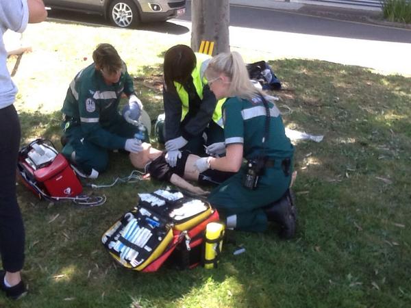 Sim scenario .... VF arrest, shock x 6, adrenaline, ROSC. Too young for RINSE? #siminthepark #commotiocordis