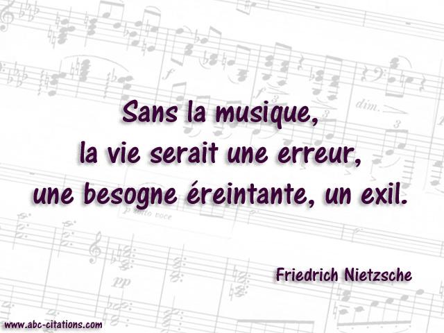 Citations Du Monde Sans La Musique La Vie Serait Une Erreur Une Besogne Ereintante Un Exil F Nietzsche Http T Co Dslsbwvgzr Http T Co 4xwmf1yj36 Twitter