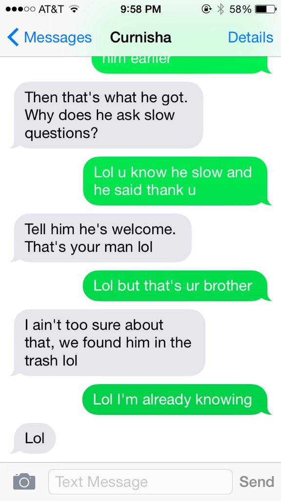 PrettyExotiic's tweet image. She always saying they found him in the trash lol 😂😩 #SheCold