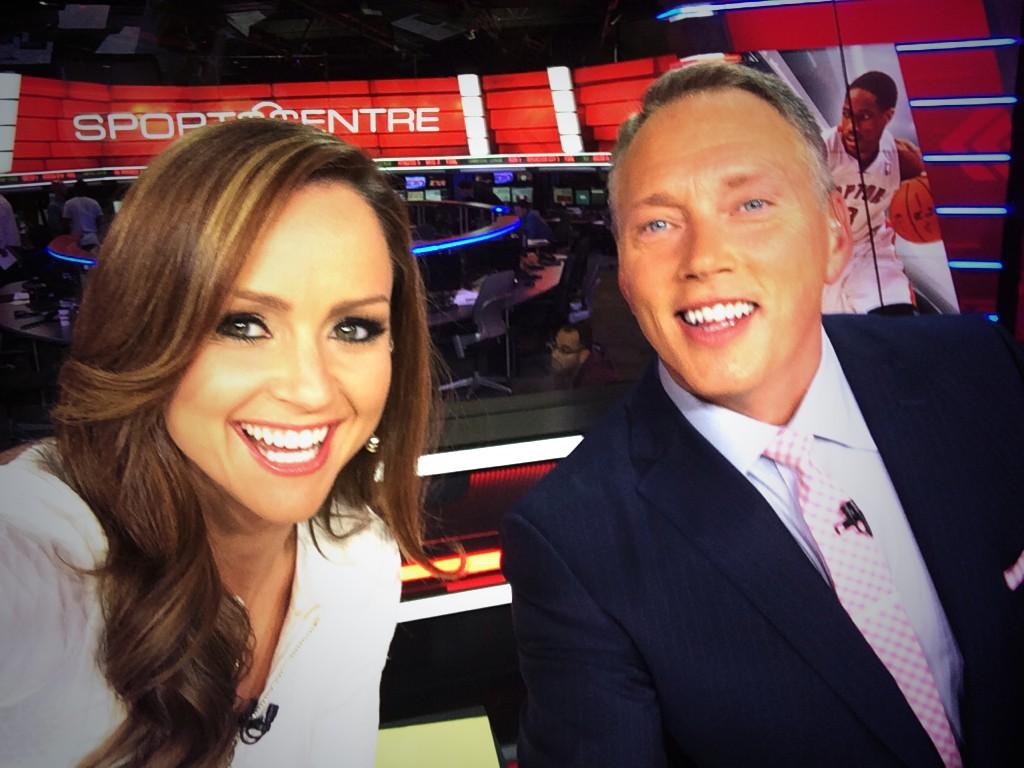 Kate Beirness on Twitter "Nightly SportsCentre selfie with me