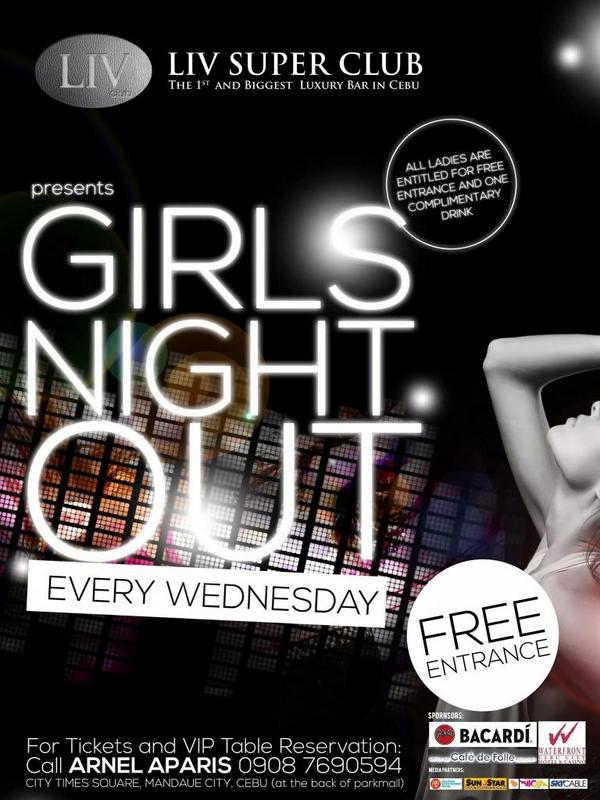 LIVSuperClubCeb's tweet photo. Happening tonight! #GIRLSNIGHTOUT http://t.co/qRccqnGjUn