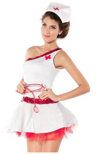 OuterInnerClub's tweet image. #Outerinner Women #nurses White One Shoulder Role Player #costumes Sets 4 ur #Halloween :goo.gl/Ss0ZSJ
