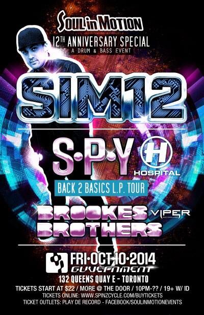 dj_mrbrown's tweet image. @SPYDNB &amp;amp; @BrookesBrothers come back to Toronto inside @The_Guvernment in less than 2 weeks tix! #SIM12 #RT