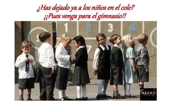 REDOXFITNNES's tweet photo. Después de dejar a los niños en el cole ... habrá que hacer algo. Limpiar? Después del gimnasio. Hay tiempo para todo http://t.co/4OfPWARj2t