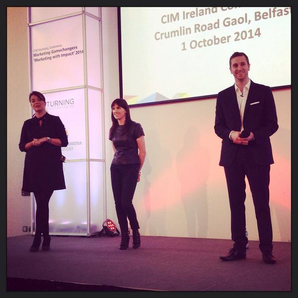 carlywarke's tweet photo. The great #marketing minds of Ireland! #Google #Modelez #Lucozade @CrumlinRoadGaol #GameChangers #CIMireland http://t.co/f044EBtW5m