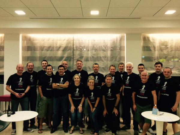 KCOMcycles's tweet image. Today is the day! The team start their journey today cycling 78 miles from Venice to Ochiobello for @SparksCharity!