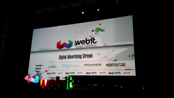 Manifakture's tweet photo. #Webit Congress's first stream starts. http://t.co/B8OgtGgiL5