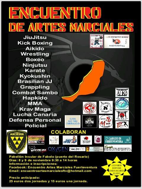 ACAM2020's tweet image. Encuentro de Artes Marciales en #Fuerteventura, los días 8 y 9 de Noviembre.