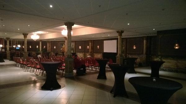 GFritchey's tweet image. I am presenting in a palace. #sqlserverdays