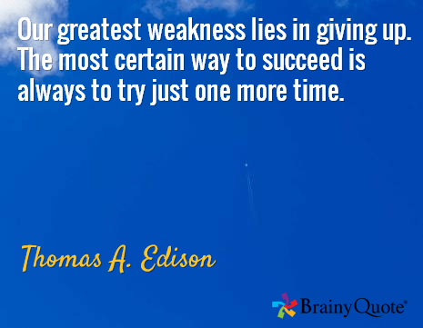 C4Graduates's tweet photo. "Our greatest weakness lies in giving up..." http://t.co/DssDflP8yI https://t.co/5GsurioqeP via @shareasimage http://t.co/BqBROJcdt4