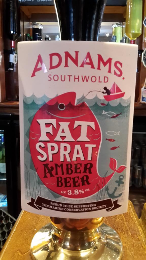 SalTynemouth's tweet image. Today's Guest Ale...... 
#fatsprat #adnams #amberbeer
@Adnams