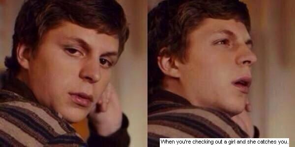 ariefgrunge's tweet photo. When you're checking out a girl and she catches you. http://t.co/MHqJULyeqN