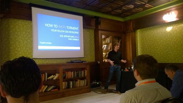 MsSQLGirl's tweet image. At #sqlserverdays, learning #ssis from the amazing @ko_ver :) #sqlserver